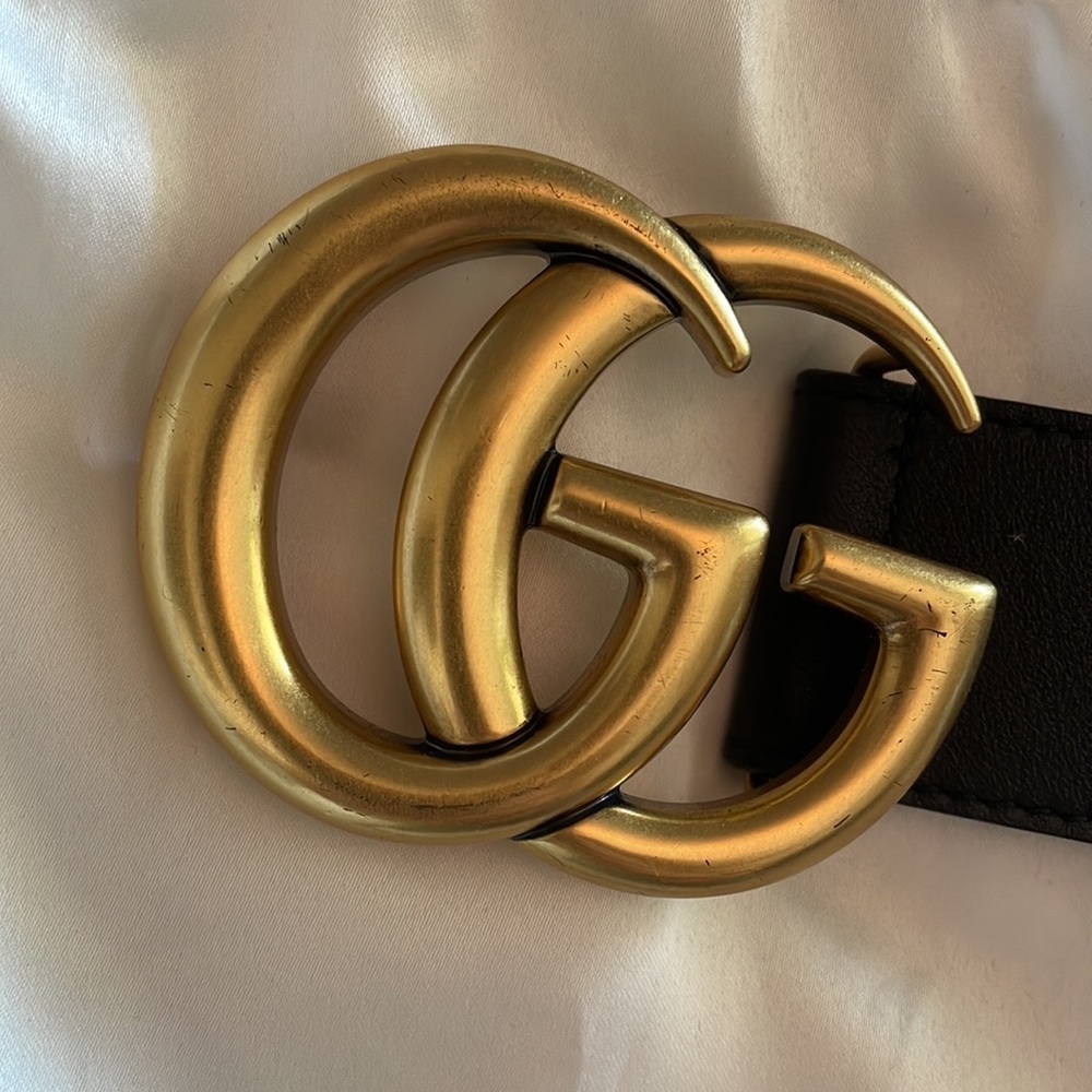 Gucci GG Marmont belt size 75 1.5 inch wide